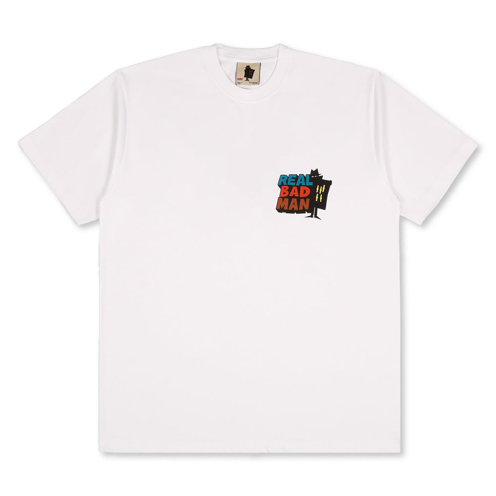 
                  
                    Load image into Gallery viewer, Real Bad Man RBM Logo T-Shirt Vol. 12 &amp;#39;White&amp;#39;
                  
                