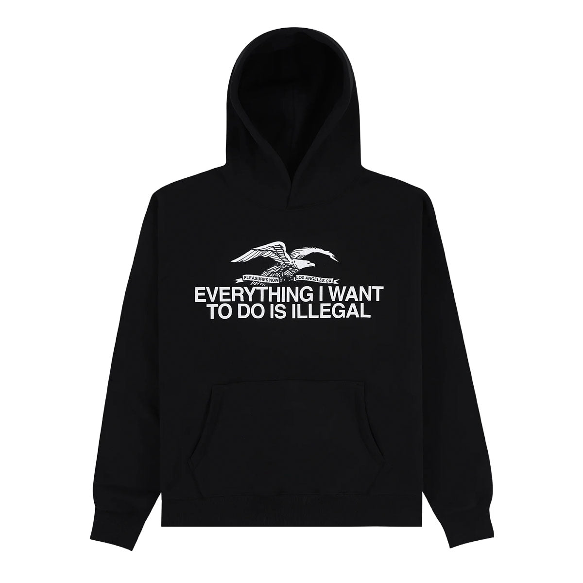 Pleasures Illegal Hoodie 'Black'