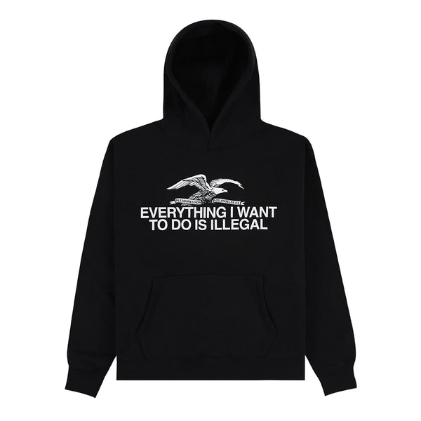 Pleasures Illegal Hoodie 'Black'