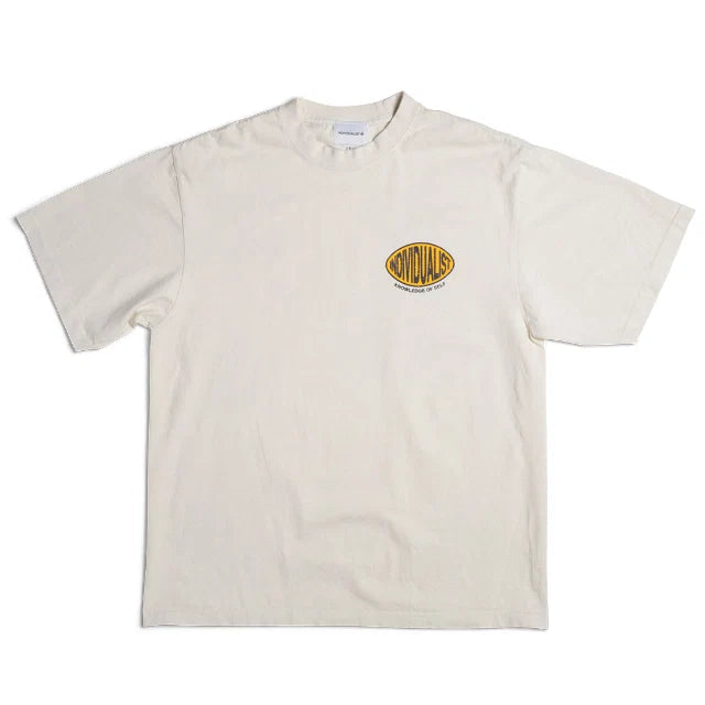 Indvlst Lab Oval Patch SS Tee 'Antique White'