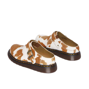 
                  
                    Load image into Gallery viewer, Dr. Marten Isham Hair-On Cow Print Slingback Mules
                  
                