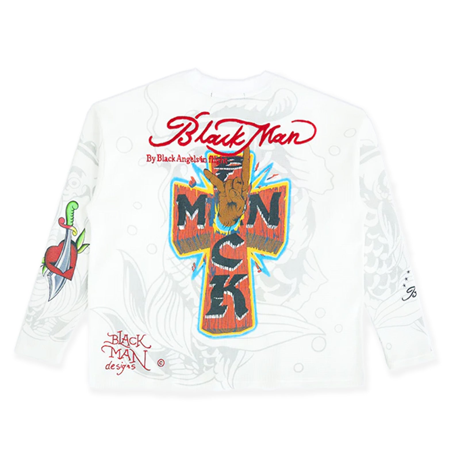Black Angels In Flight Where Is Africa Tattoo Thermal 'White'