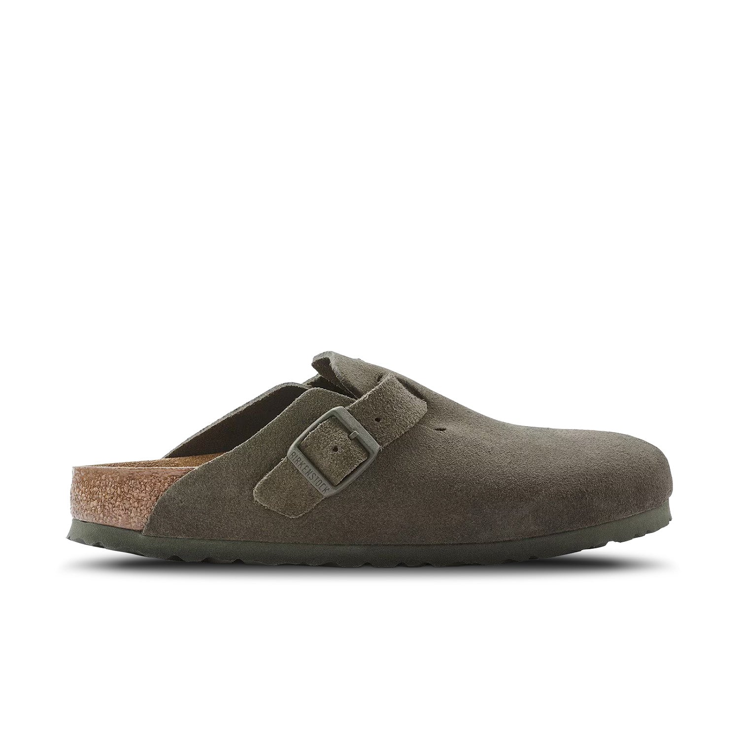 Womens Birkenstock Boston Suede 'Thyme'