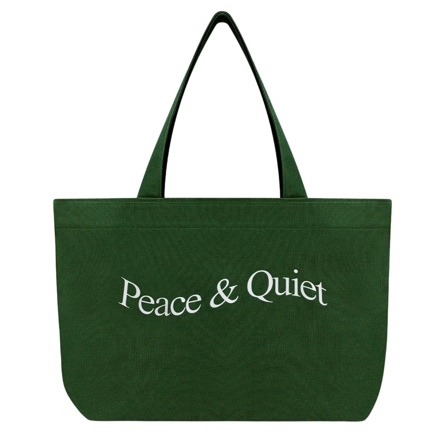 Museum Of Peace and Quiet Wordmark Tote Bag 'Forest'