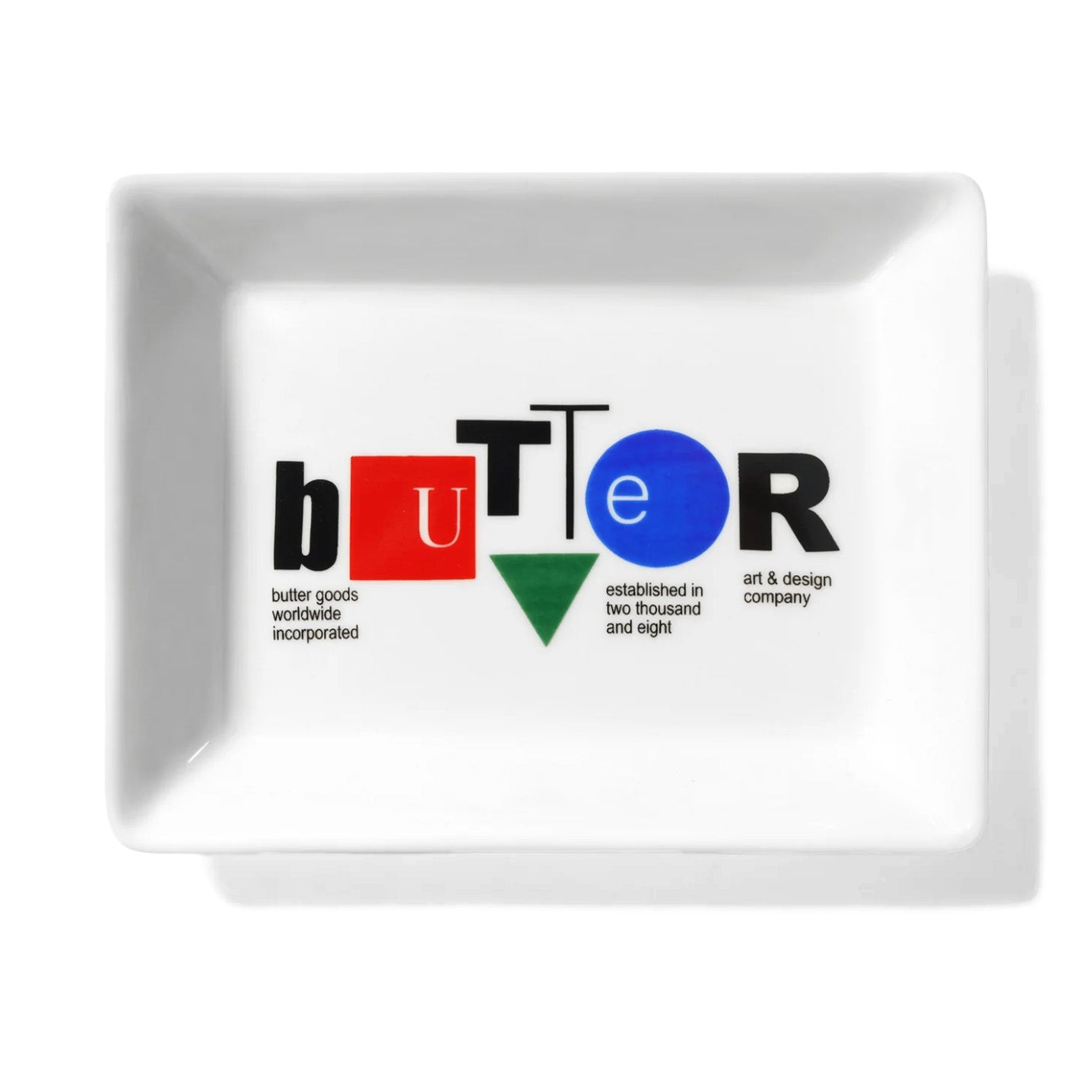 Butter Goods 'Design Co Ceramic Tray' White