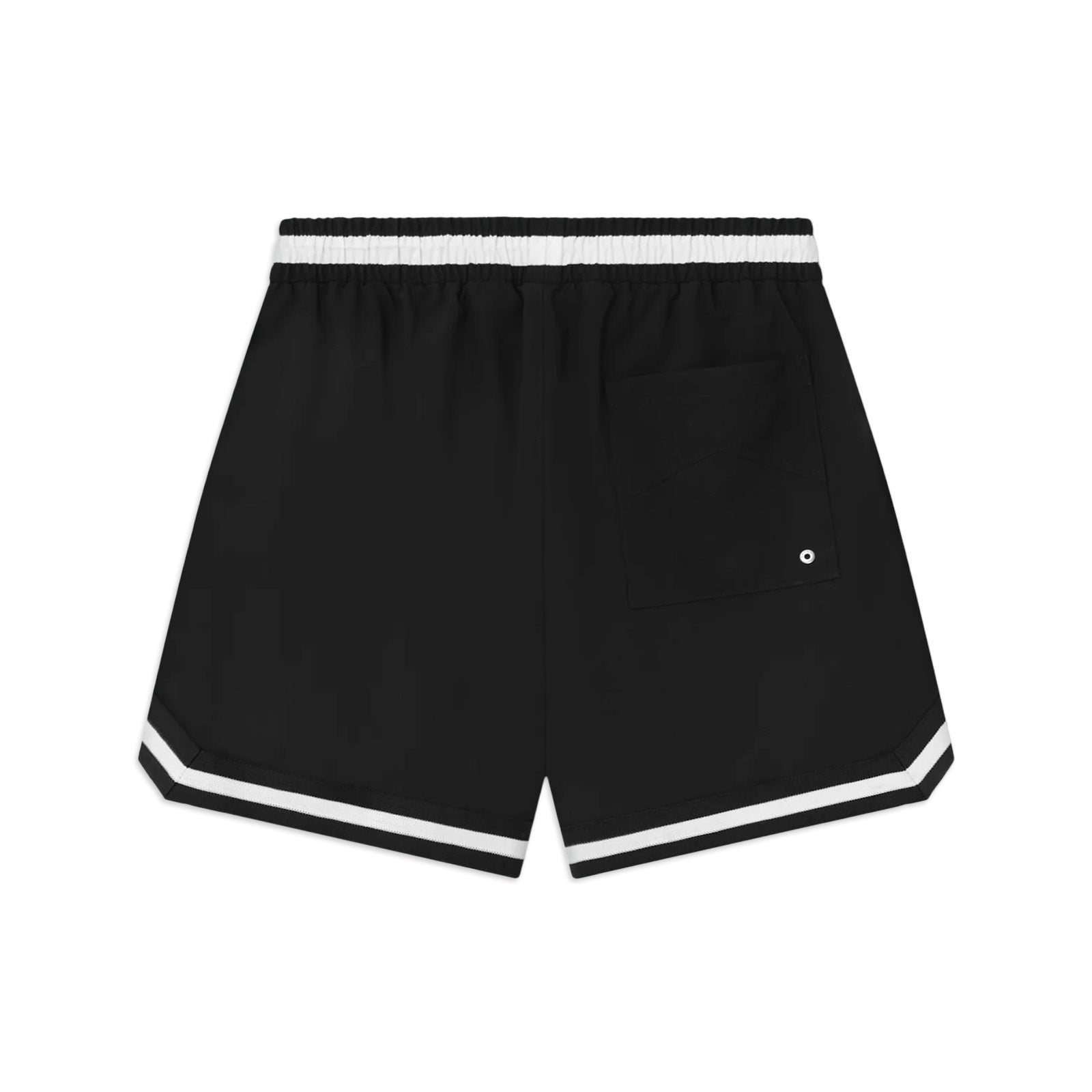 RHUDE Logo Basketball Swim Shorts 'Black/White/Navy'