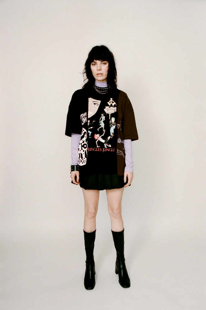 
                  
                    Load image into Gallery viewer, Jungles JUNGLES Spiritual Healing T-Shirt &amp;#39;Black/Brown&amp;#39;
                  
                