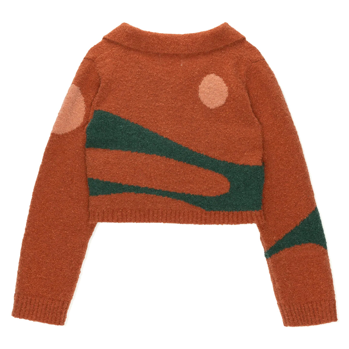 Womens Honor The Gift Pattern Sweater 'Terra Cotta'