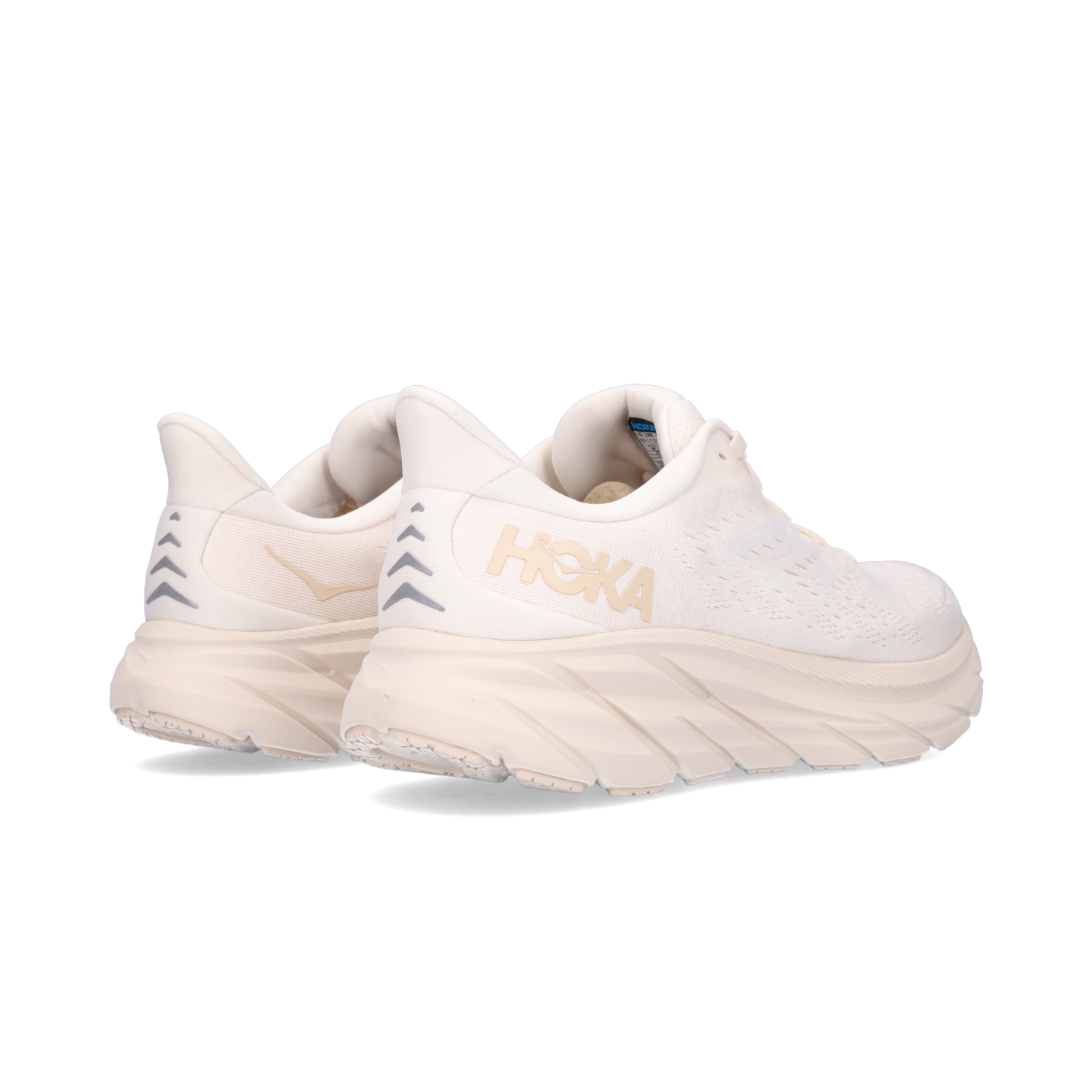 HOKA W Clifton 8 'Eggnog / Shifting Sand'