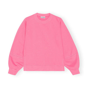 
                  
                    Load image into Gallery viewer, Ganni Software Isoli Puff Sleeve Sweatshirt &amp;#39;Sugar Plum&amp;#39;
                  
                