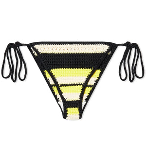 
                  
                    Load image into Gallery viewer, Ganni Crochet String Bikini Briefs &amp;#39;Golden Kiwi&amp;#39;
                  
                