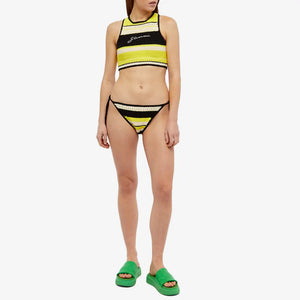 
                  
                    Load image into Gallery viewer, Ganni Crochet String Bikini Briefs &amp;#39;Golden Kiwi&amp;#39;
                  
                