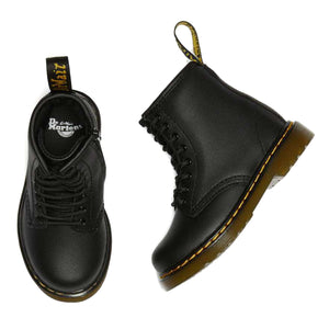 
                  
                    Load image into Gallery viewer, Dr. Martens Toddler 1460 Softy T Leather Lace Up Boots &amp;#39;Black&amp;#39;
                  
                