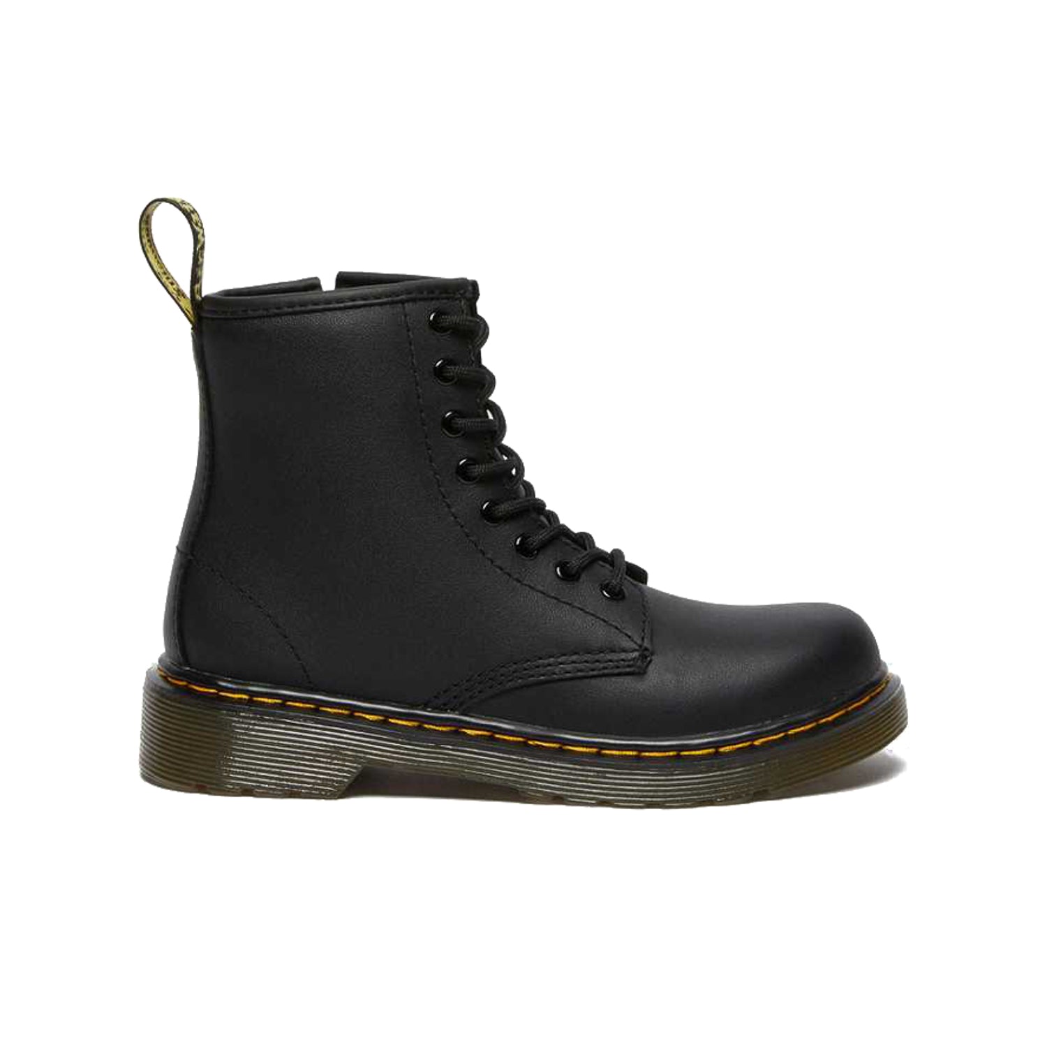 Youth Dr. Martens Junior 1460 Softy T Leather Lace Up Boots 'Black'