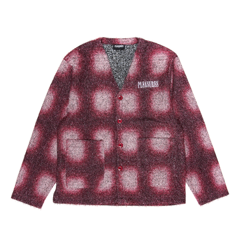 Pleasures Spray Cardigan 'Red'