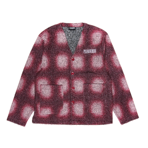 
                  
                    Load image into Gallery viewer, Pleasures Spray Cardigan &amp;#39;Red&amp;#39;
                  
                