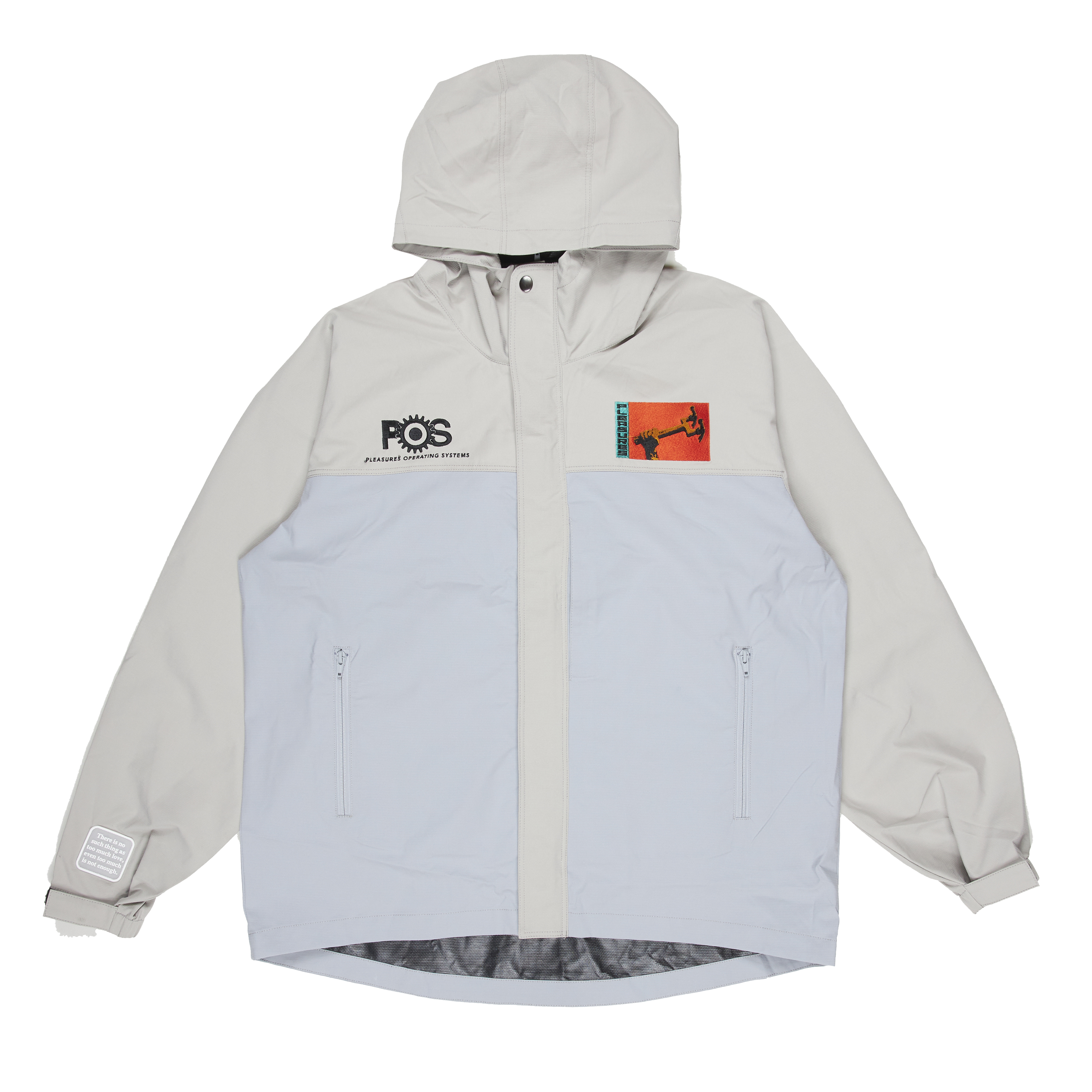 Pleasures Tango Shell Jacket 'Tan/ Grey'