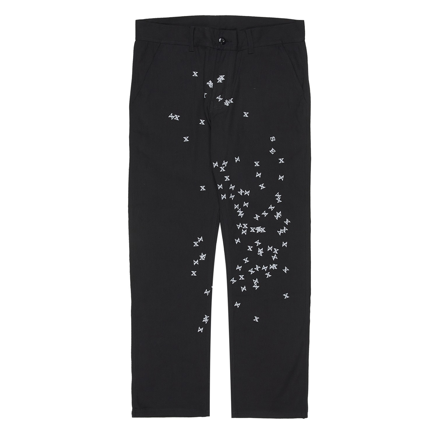 Pleasures Vomit Printed Trousers 'Black'