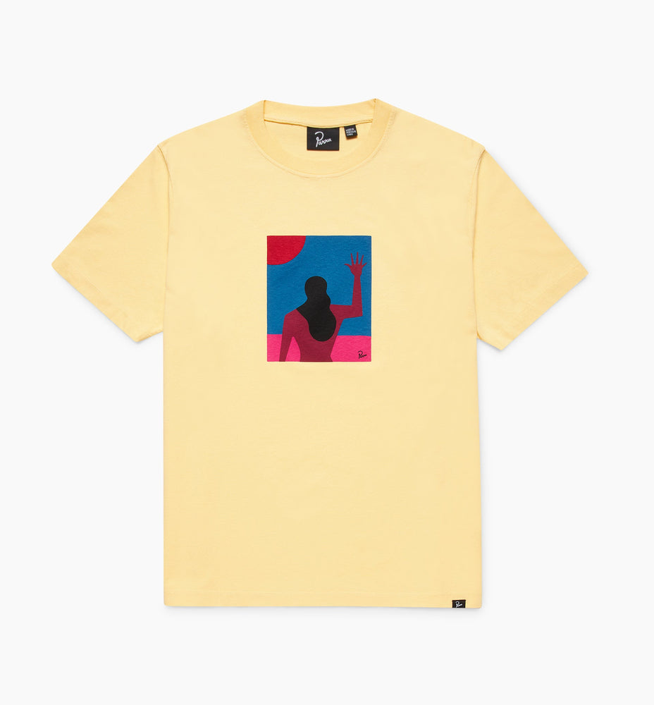 by Parra God Speed T-Shirt 'Pale Yellow'