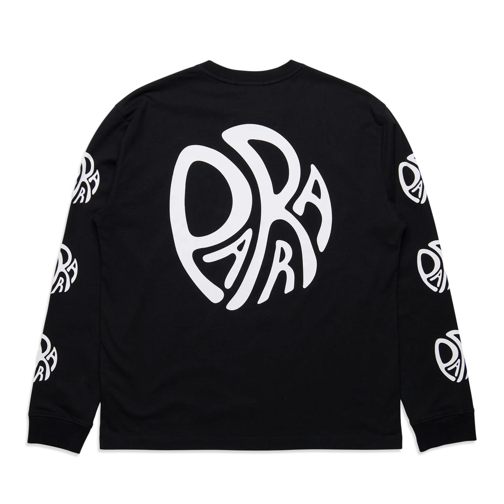 
                  
                    Load image into Gallery viewer, by Parra Circle Tweak Logo Long Sleeve &amp;#39;Black&amp;#39;
                  
                