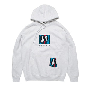 
                  
                    Load image into Gallery viewer, by Parra Zebra Striped P Hoodie &amp;#39;Ash Grey&amp;#39;
                  
                