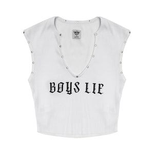 
                  
                    Load image into Gallery viewer, Boys Lie Rebel Tank &amp;#39;White&amp;#39;
                  
                