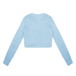 
                  
                    Load image into Gallery viewer, Boys Lie Crop Henley &amp;#39;Misty Blue&amp;#39;
                  
                