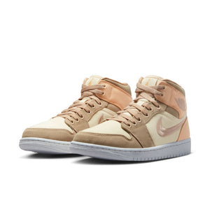 
                  
                    Load image into Gallery viewer, Womens Air Jordan 1 Mid SE &amp;#39; Canvas Khaki&amp;#39;
                  
                