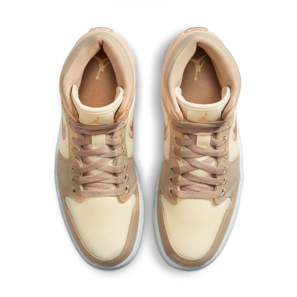 
                  
                    Load image into Gallery viewer, Womens Air Jordan 1 Mid SE &amp;#39; Canvas Khaki&amp;#39;
                  
                