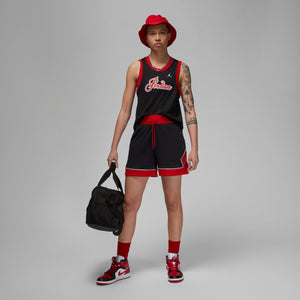 
                  
                    Load image into Gallery viewer, Womens Jordan Diamond Shorts &amp;#39;Black/Red&amp;#39;
                  
                