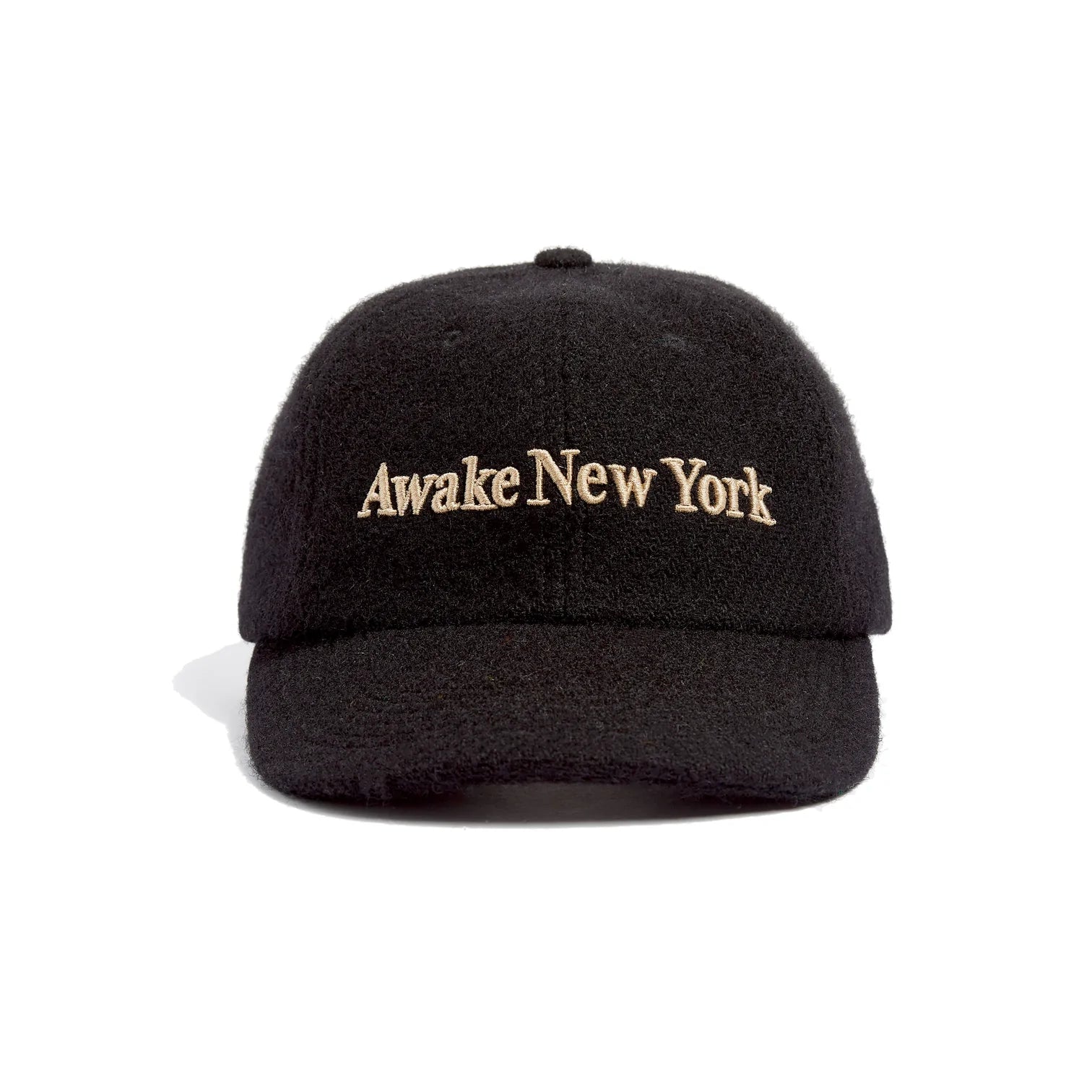 Awake Harris Tweed 6-Panel Hat 'Black'