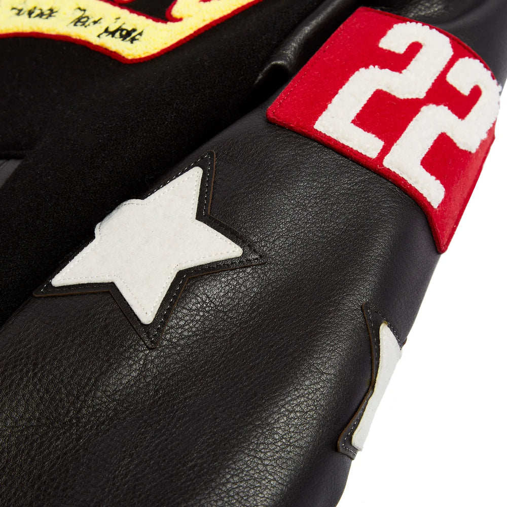 
                  
                    Load image into Gallery viewer, Awake Corazon Varsity Jacket &amp;#39;Black&amp;#39;
                  
                