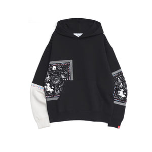 
                  
                    Load image into Gallery viewer, Jungles JUNGLES Bandana Hoodie &amp;#39;Black&amp;#39;
                  
                