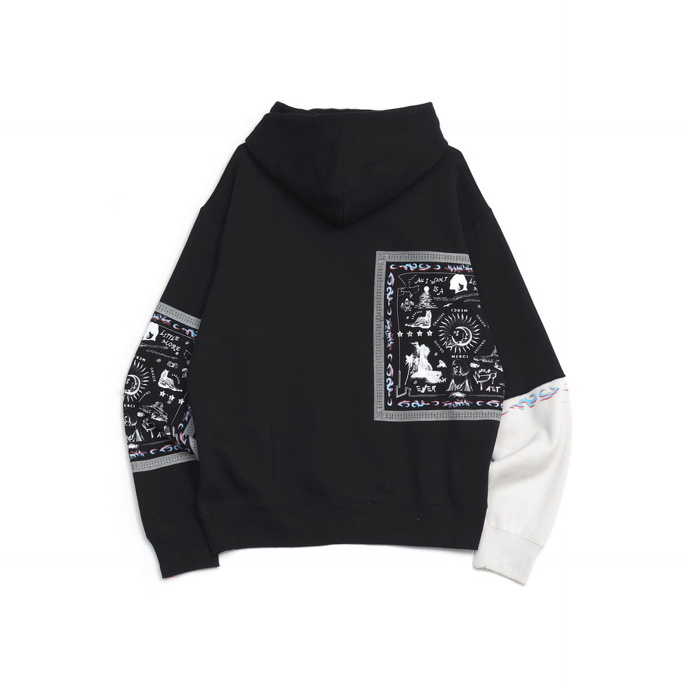 
                  
                    Load image into Gallery viewer, Jungles JUNGLES Bandana Hoodie &amp;#39;Black&amp;#39;
                  
                