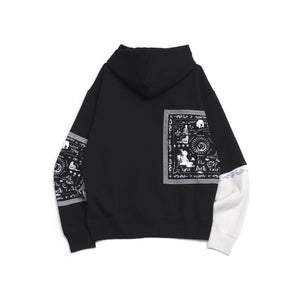 
                  
                    Load image into Gallery viewer, Jungles JUNGLES Bandana Hoodie &amp;#39;Black&amp;#39;
                  
                