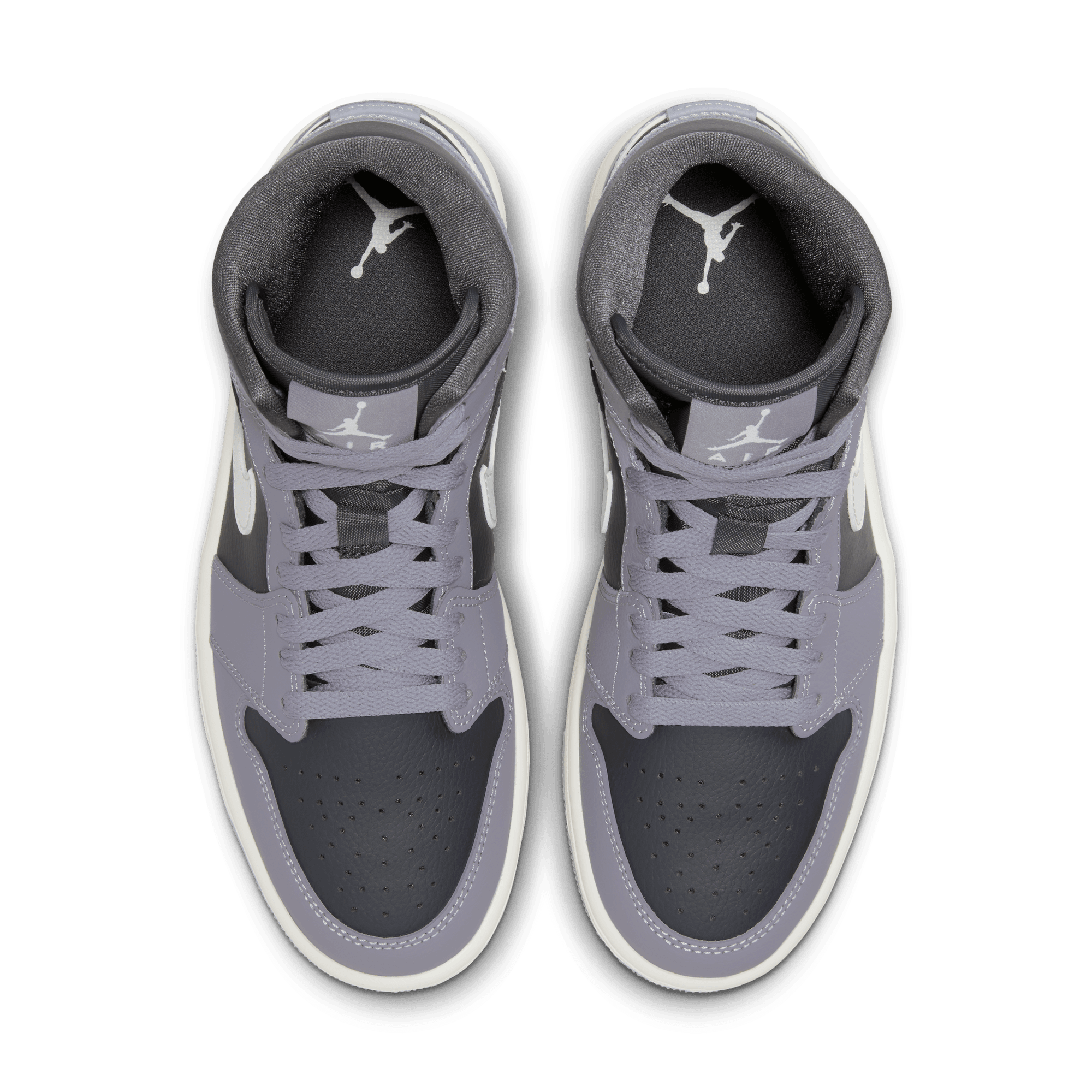 Womens Air Jordan 1 Mid 'Cement Grey'