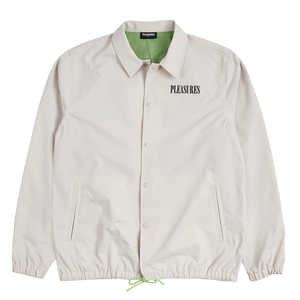 
                  
                    Load image into Gallery viewer, Pleasures Bended Coach Jacket &amp;#39;White&amp;#39;
                  
                