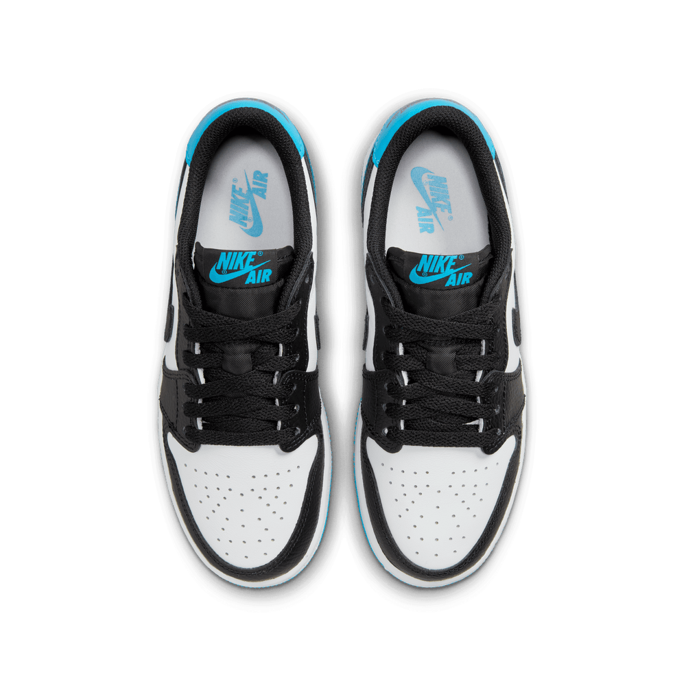 
                  
                    Load image into Gallery viewer, Youth Air Jordan 1 Low Retro &amp;#39;Powder Blue&amp;#39;
                  
                