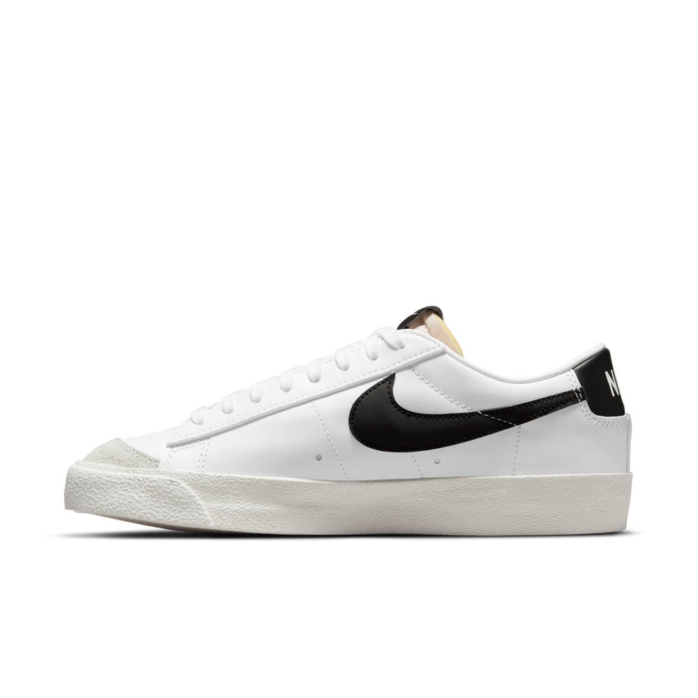 
                  
                    Load image into Gallery viewer, Womens Nike Blazer Low &amp;#39;77 &amp;#39;White/ Black Heel&amp;#39;
                  
                