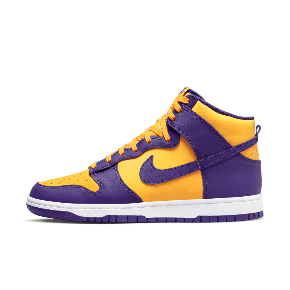 
                  
                    Load image into Gallery viewer, Nike Dunk High Retro &amp;#39;Lakers&amp;#39;
                  
                