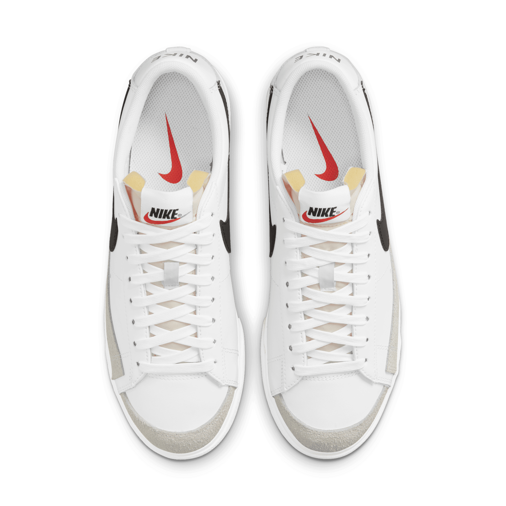 Womens Nike Blazer Low Platform 'White/Black'