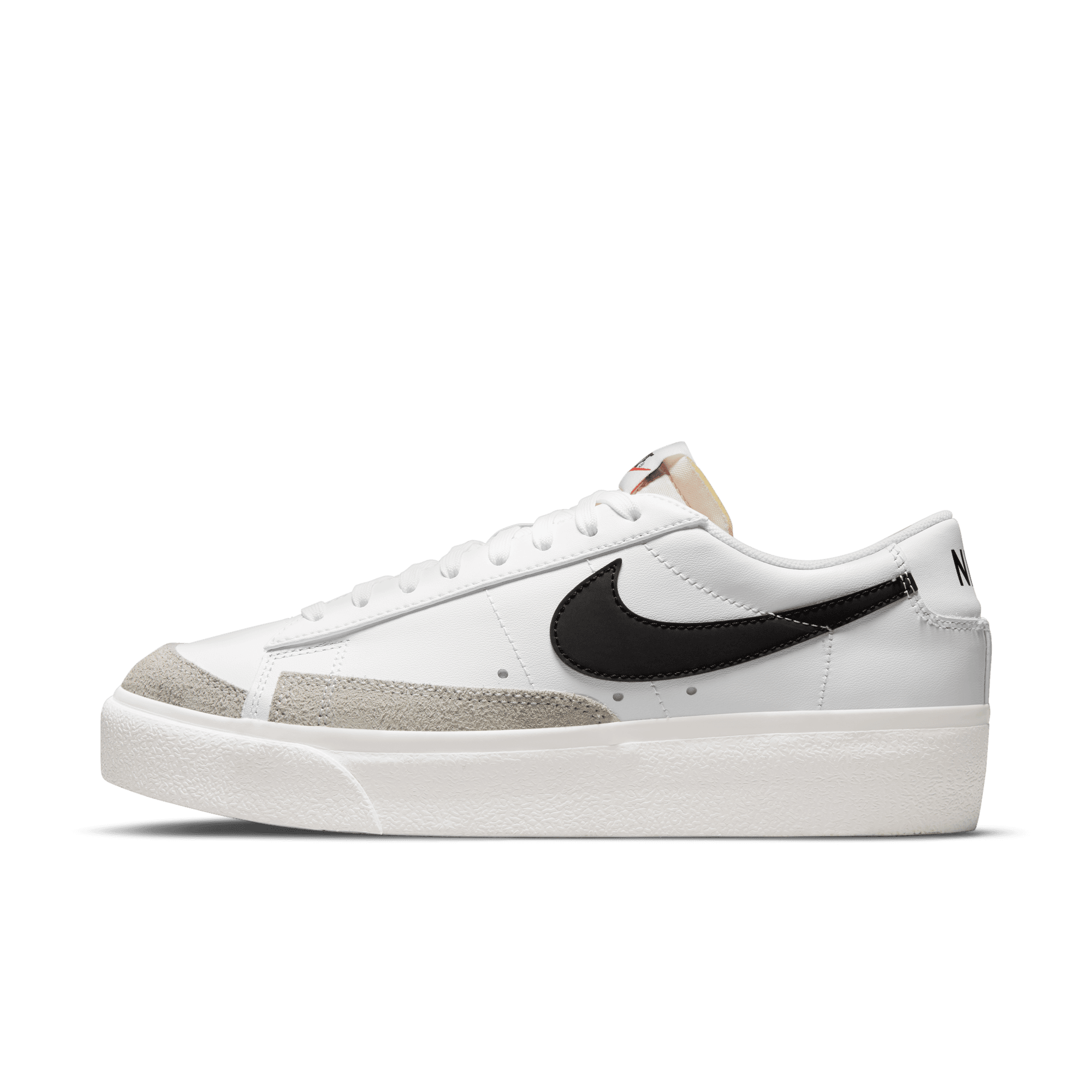 Womens Nike Blazer Low Platform 'White/Black'