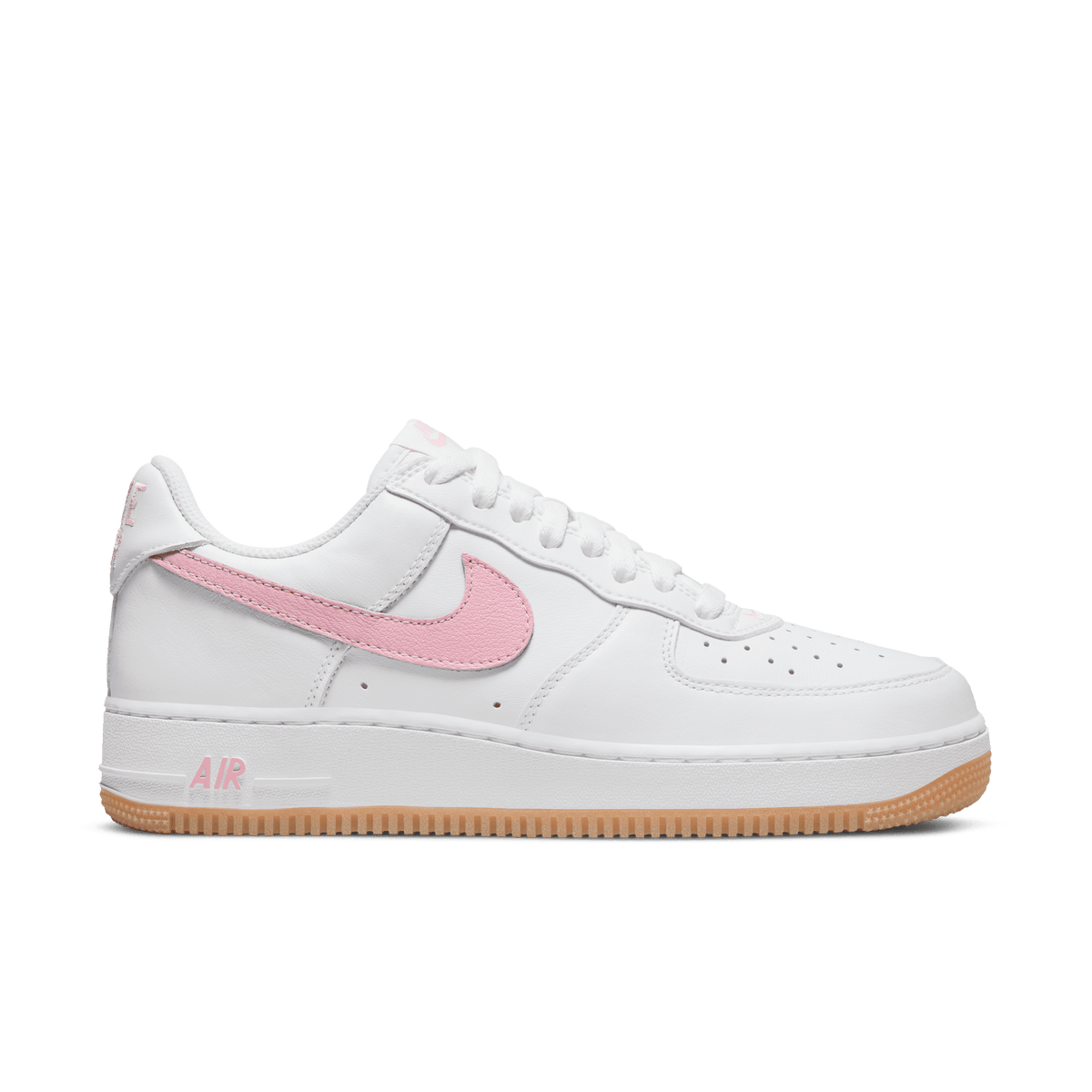White nike pink tick sales