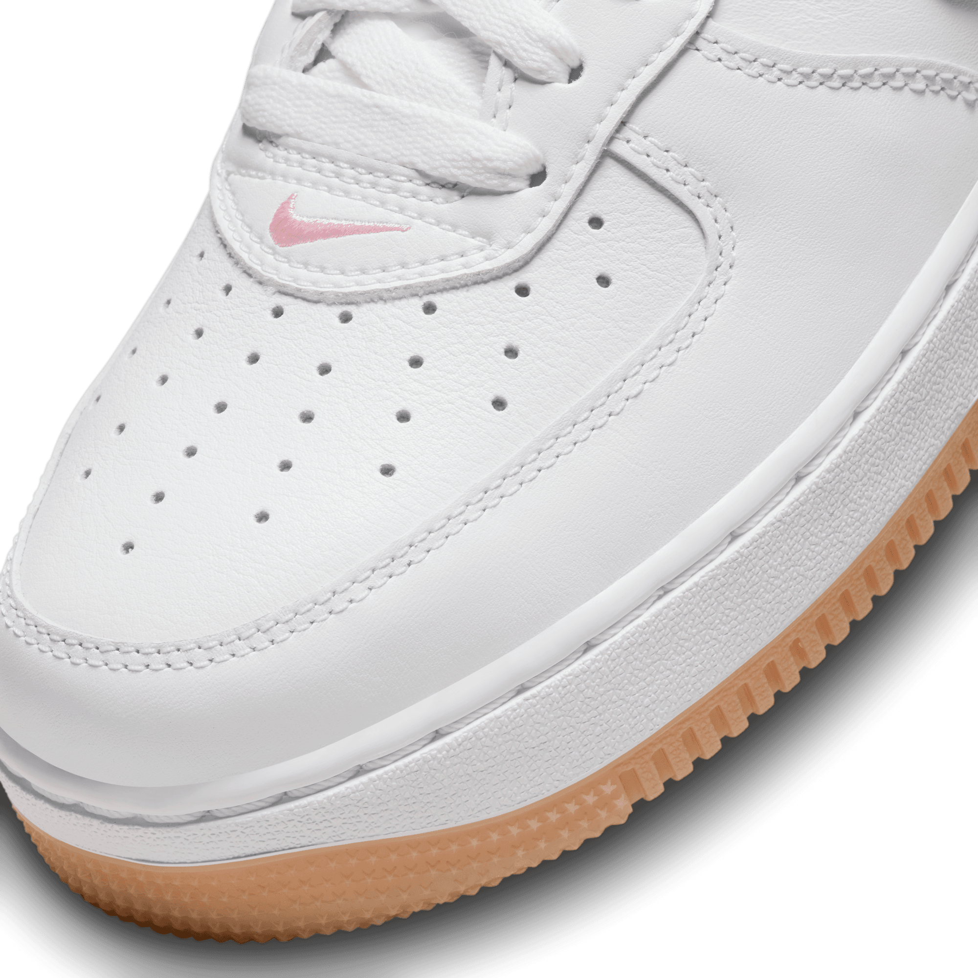 air force 1 white with pink bottom