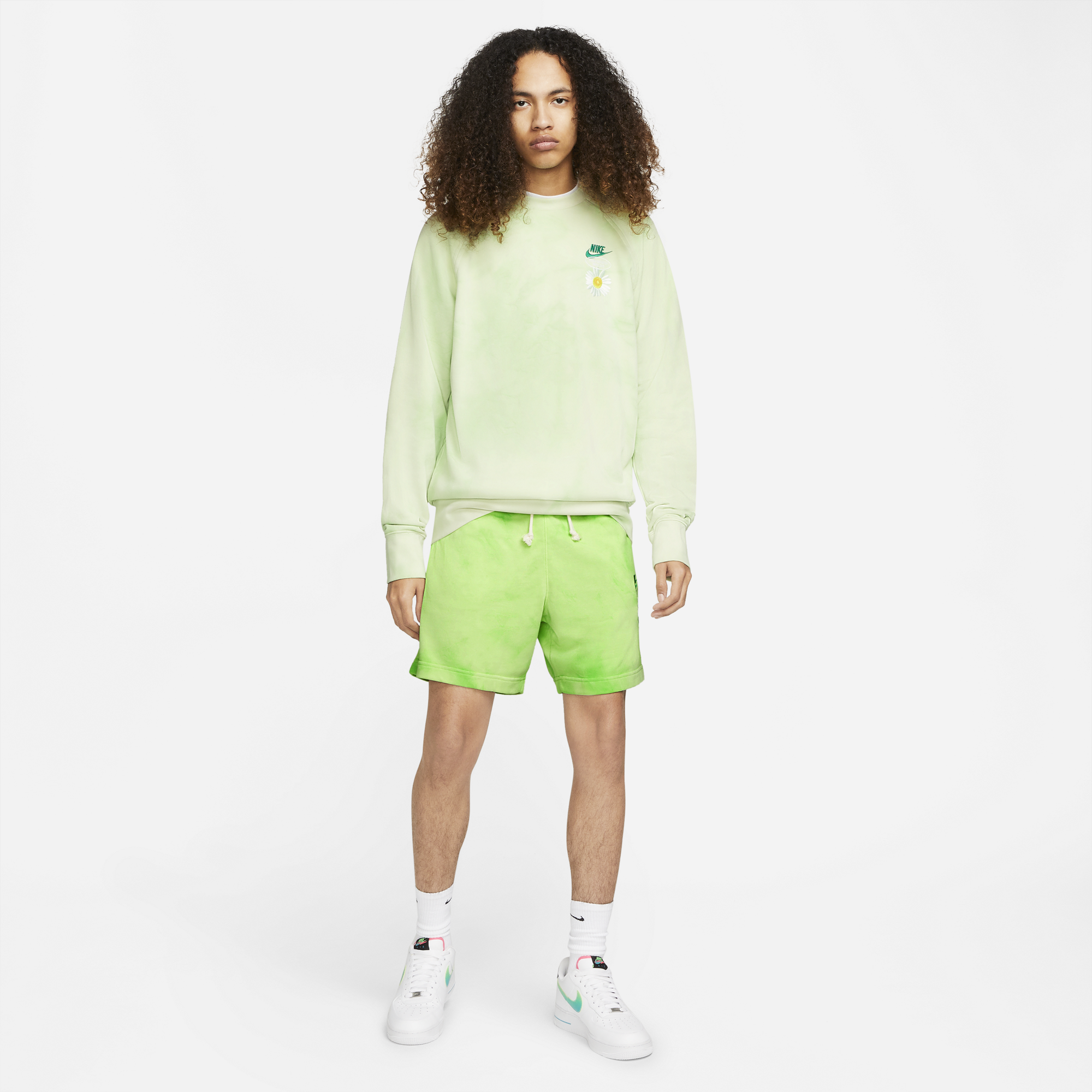 Nike Sportswear French Terry Shorts 'Green'