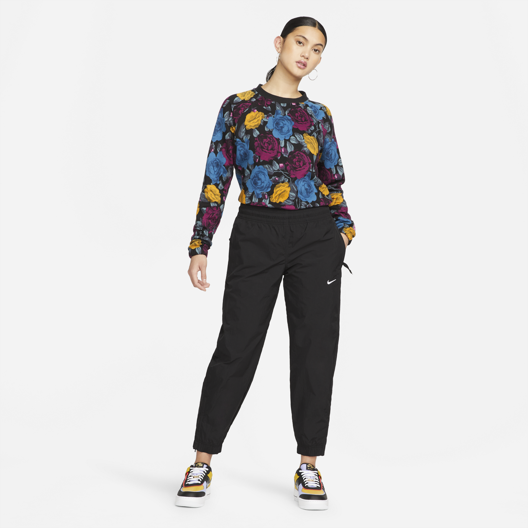 Womens Nike Sportswear Icon Clash 'Black'