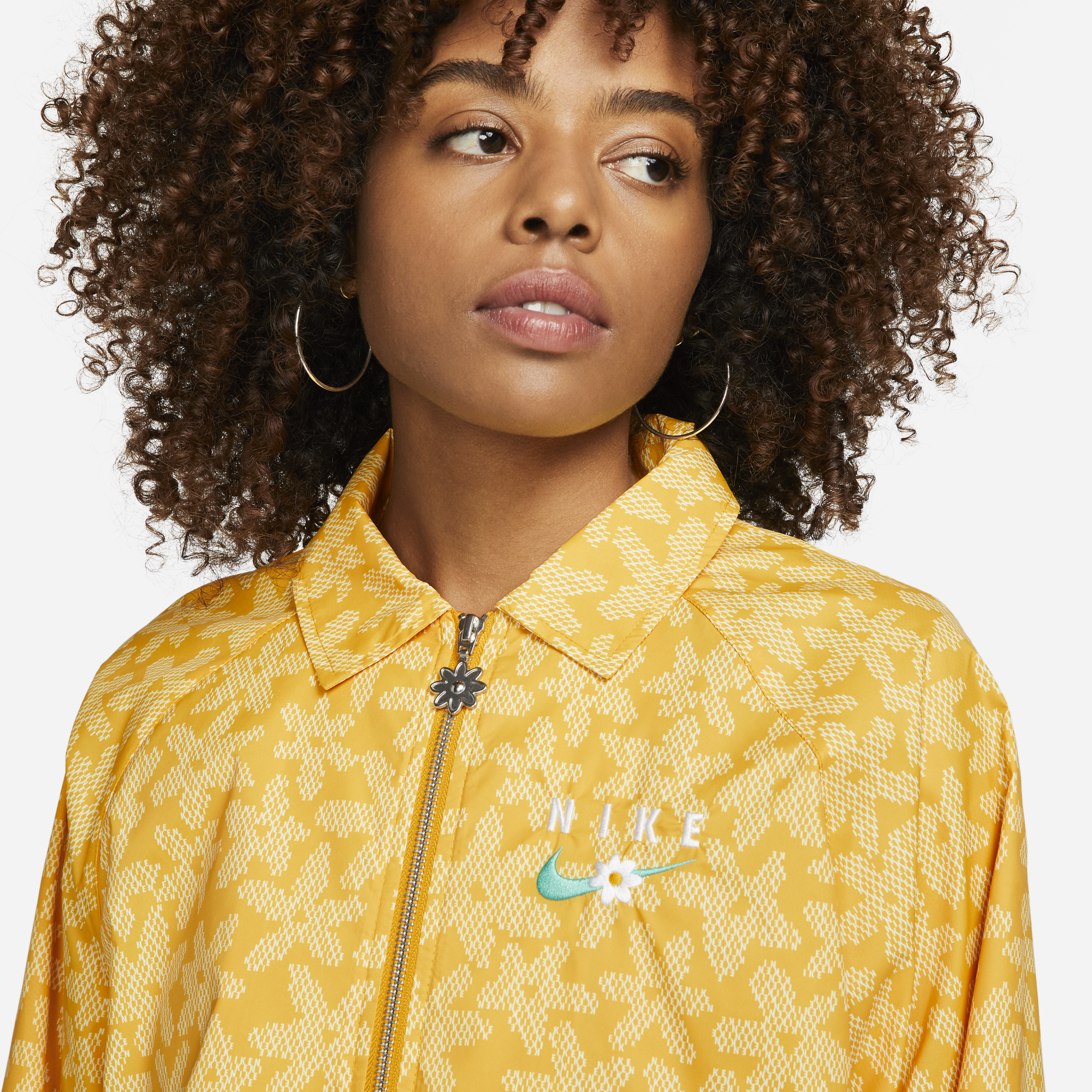 Womens Nike Sportswear Jacket 'Yellow