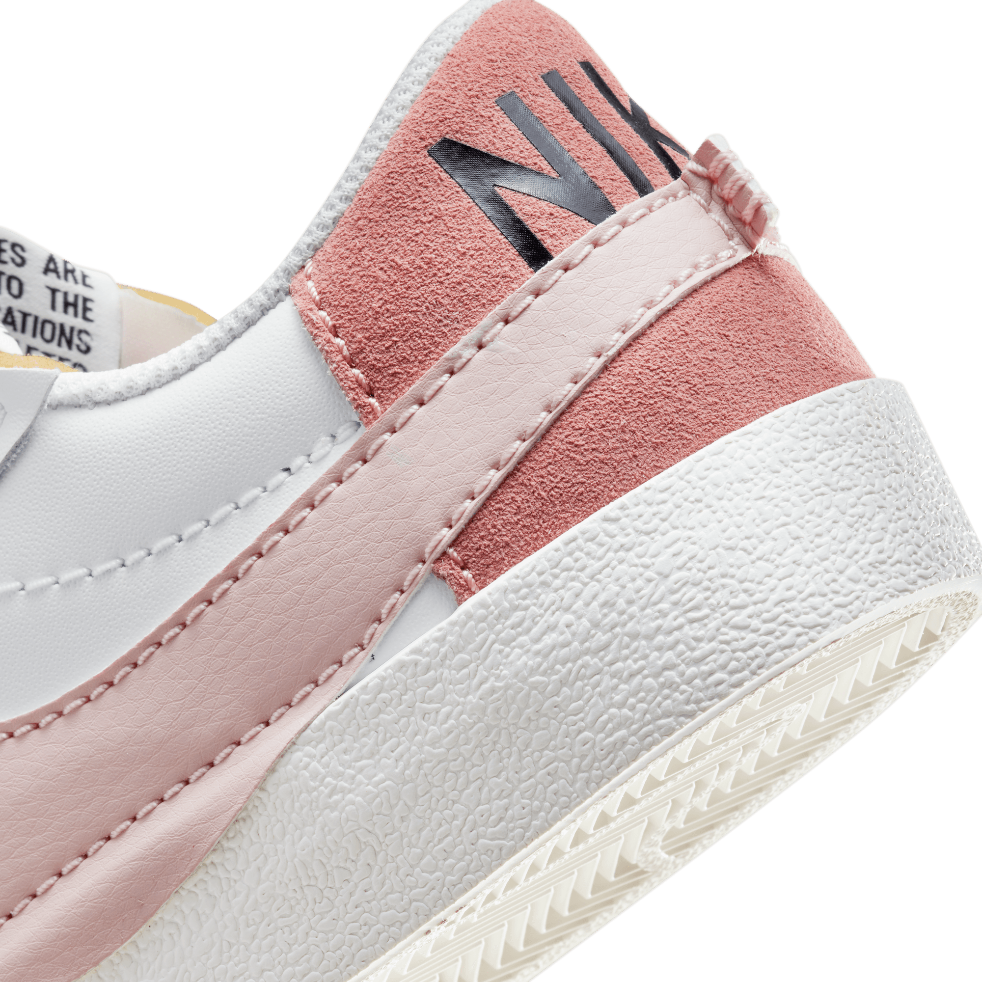 Womens Nike Blazer Low '77 Jumbo 'White/Pink'