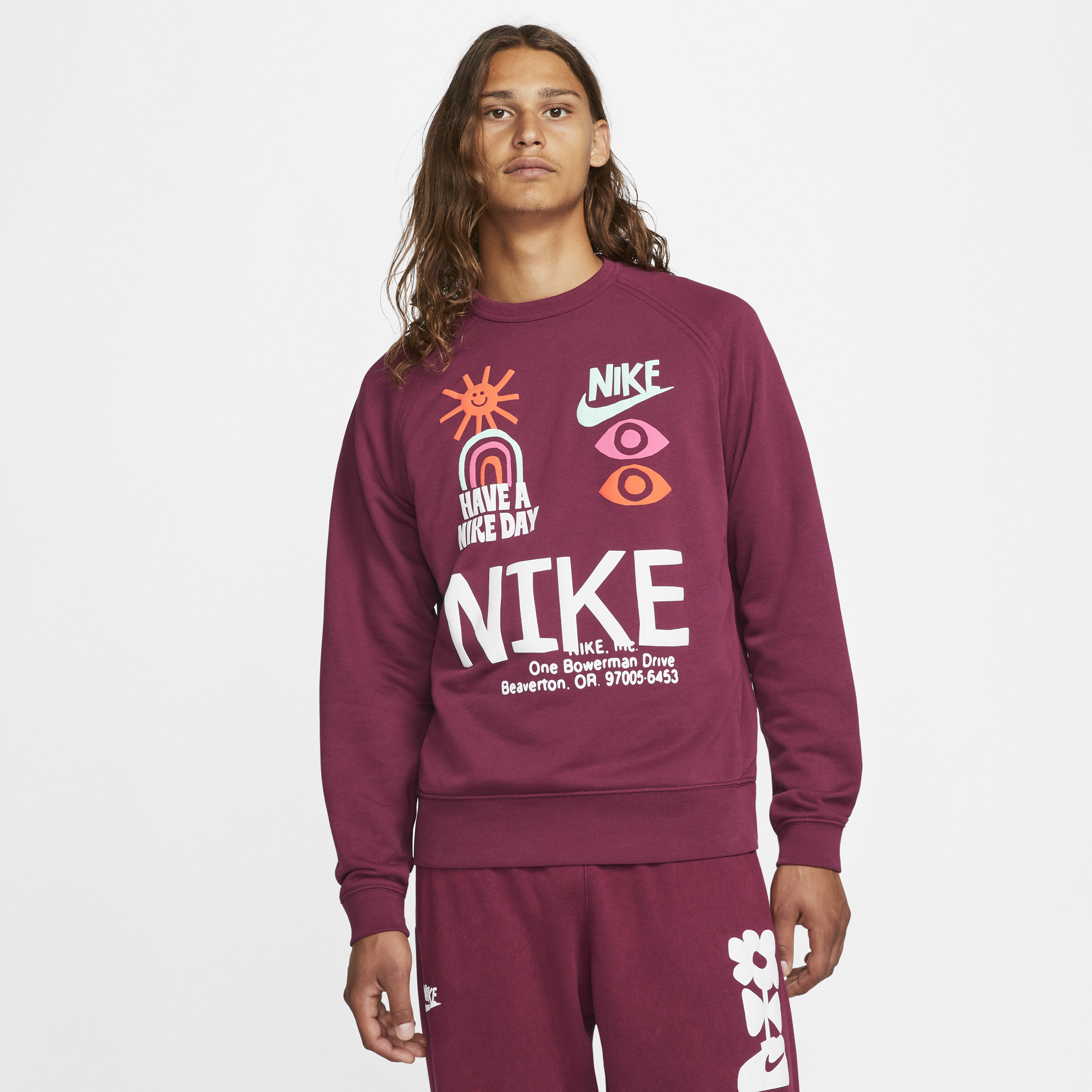 Nike Sportswear Crew 'Dark Beetroot'