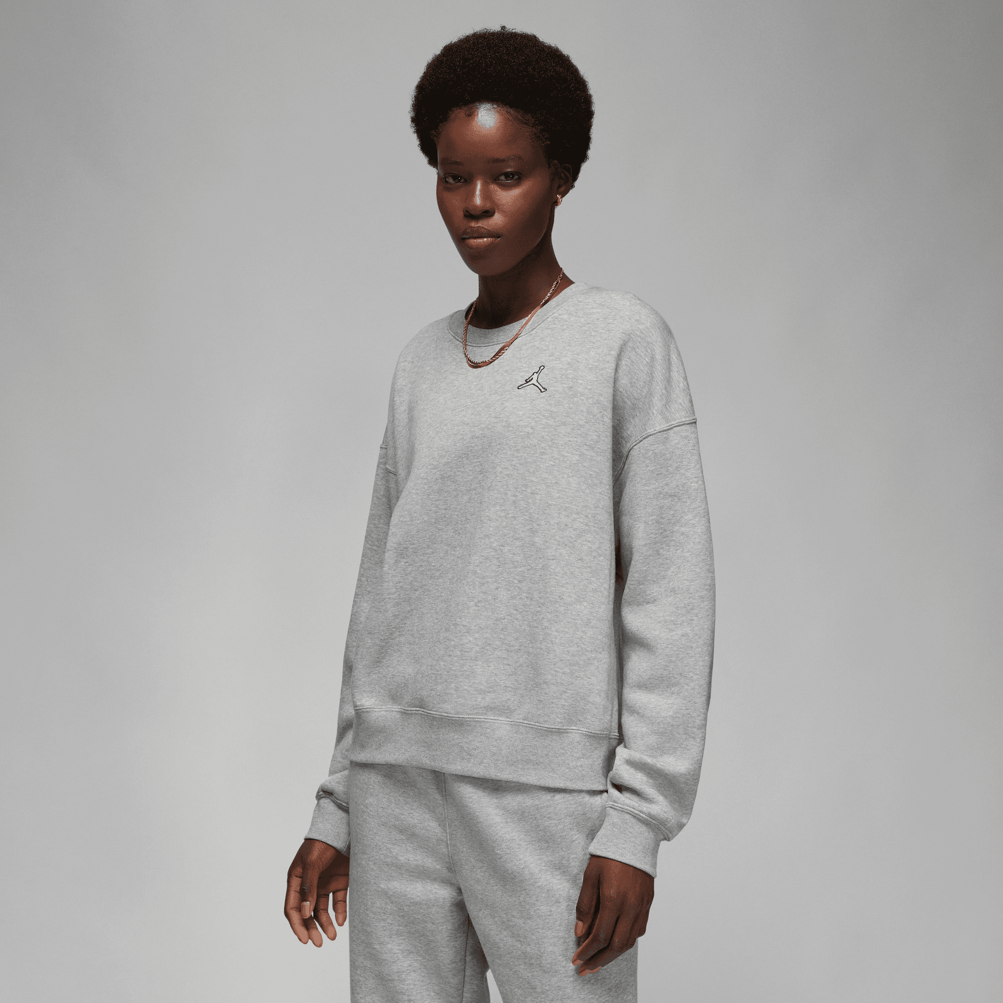Womens Jordan Brooklyn Fleece 'Grey'